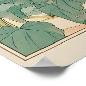 Black Dragon Bathroom Print Japanese Ukiyo-e Art Poster (Ecke)