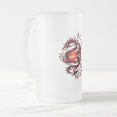 Black Dragon Beer Glass Mattglas Bierglas (Vorderseite Links)