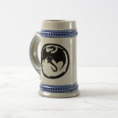 Black Dragon Bierstein Bierglas (Vorderseite Links)