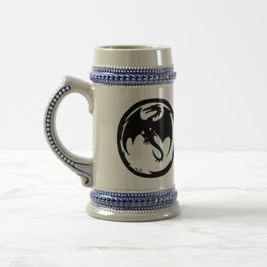 Black Dragon Bierstein Bierglas (Links)