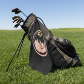 Black Dragon Black Golf Handtuch (Gras)