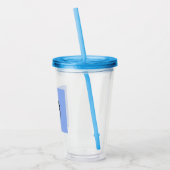 Black Dragon blue Acryltumbler Acryltrinkbecher (Links)