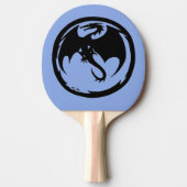 Black Dragon Blue Pingpong Paddel Tischtennis Schläger (Vorderseite)