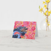 Black Dragon Card Karte (Gelbe Blume)
