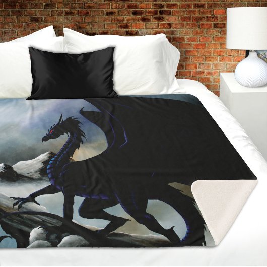 Black Dragon Fantasy Blue Mountains Sherpadecke