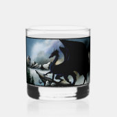 Black Dragon Fantasy Blue Mountains Whiskyglas (Rückseite)