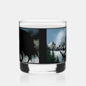 Black Dragon Fantasy Blue Mountains Whiskyglas (Links)