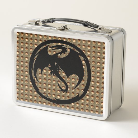 Black Dragon Gold Indent Lunchbox (Vorderseite)