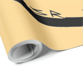 Black Dragon Gold Matte Packpapier groß (Rolleneckpunkt)