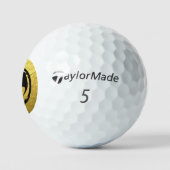 Black Dragon Gold Vein Taylor Made TP5 Golfbälle (Logo)
