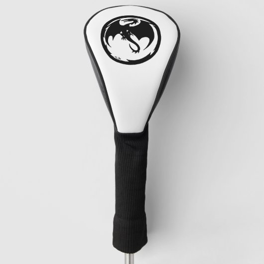 Black Dragon Golf Club Treiber Headcover (Vorderseite)