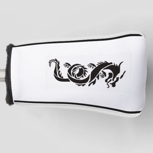 Black Dragon Golf Head Cover Golf Headcover (Vorderseite)