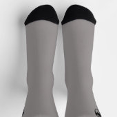 Black Dragon Grau Premium Socken (Oben)
