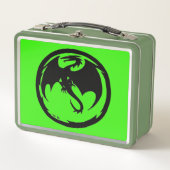 Black Dragon Green Lunchbox (Vorderseite)