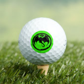 Black Dragon Green Titleist Pro V1 Golfbälle 3 pk (Insitu T-Shirt)