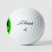 Black Dragon Green Titleist Pro V1 Golfbälle 3 pk (Logo)