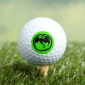 Black Dragon Green Wert Golfbälle 3pk (Insitu T-Shirt)