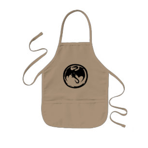 Black Dragon kids khaki Koch Schürze