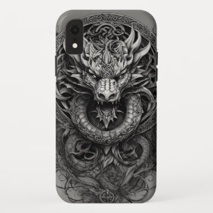 Black Dragon Majestät: Design mystischer T-Shirts Case-Mate iPhone Hülle