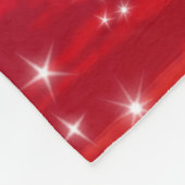 Black Dragon - Mythische Fantasie Kreatur Roter Hi Fleecedecke (Ecke)