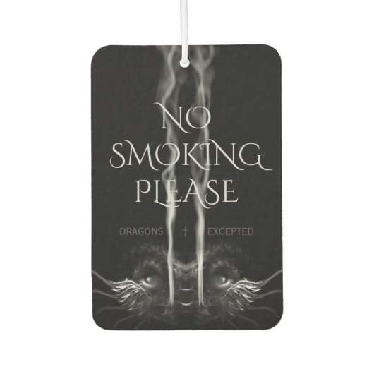 Black Dragon 'No Smoking' Autolufterfrischer (Vorderseite)
