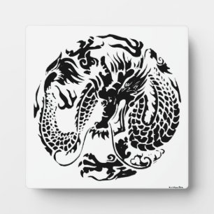 Black Dragon Plaque Fotoplatte