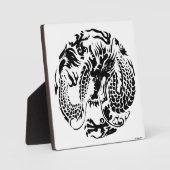 Black Dragon Plaque Fotoplatte (Vorderseite)