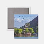 Black Dragon Pool - Yunnan, China Magnet (Vorderseite/Rückseite)