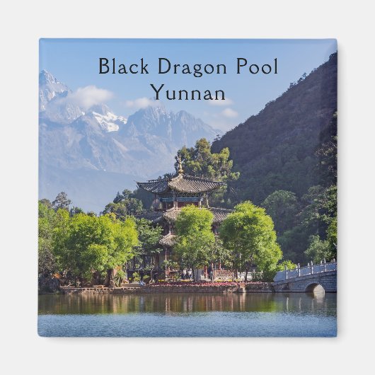 Black Dragon Pool - Yunnan, China Magnet (Vorne)