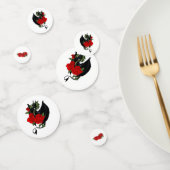 Black Dragon Rote Rose Fantasy Konfetti (Gruppe)