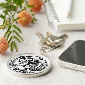 Black Dragon Schlüsselanhänger (Seite)