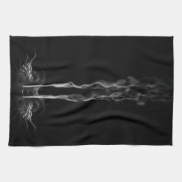 Black Dragon Smoke Geschirrtuch