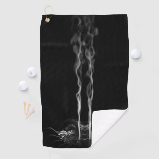 Black Dragon Smoke Golfhandtuch (Insitu)