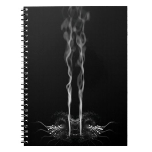 Black Dragon Smoke Notizblock (Vorderseite)