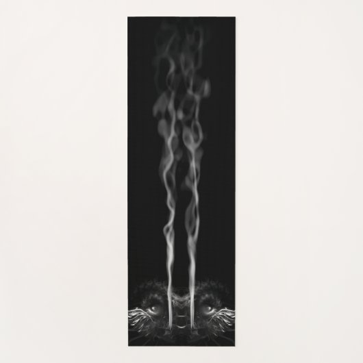 Black Dragon Smoke Yogamatte (Vorderseite)