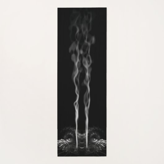 Black Dragon Smoke Yogamatte (Rückseite)