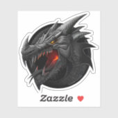 Black Dragon Sticker (Blatt)
