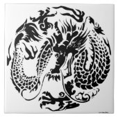 Black Dragon Tile Fliese (Vorderseite)
