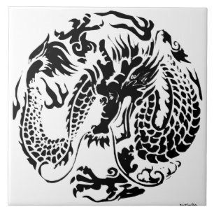 Black Dragon Tile Fliese