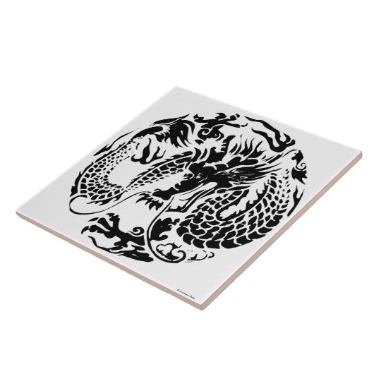 Black Dragon Tile Fliese (Seite)