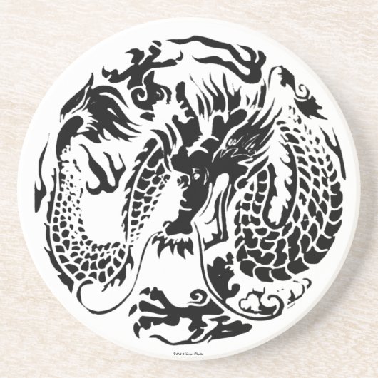 Black Dragon Untersetzer (Vorne)