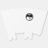 Black Dragon White Popcorn Box Geschenkschachtel (Ungeklappt)