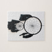 Black Dreamcatcher mit Feathers Puzzle (Horizontal)