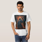 Black Dress Santa Muerte T-Shirt (Vorne ganz)