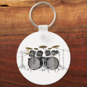 Black Drum Kit: 10 Stück: Schlüsselanhänger (Vorderseite)