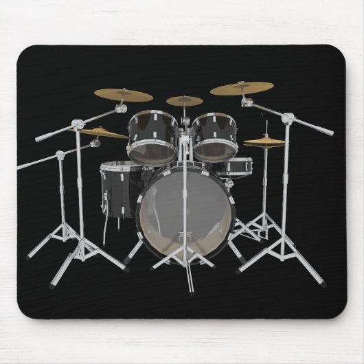 Black Drum Kit: Mousepad (Vorne)