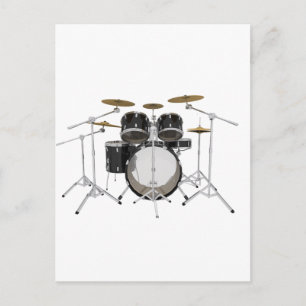 Black Drum Kit: Postkarte