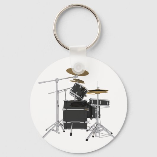 Black Drum Kit: Schlüsselanhänger (Vorderseite)