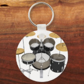 Black Drum Kit: Schlüsselanhänger (Vorderseite)
