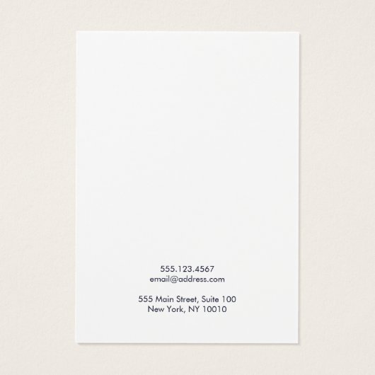 Black Earring Display Card Gold laurel Branch (Rückseite)